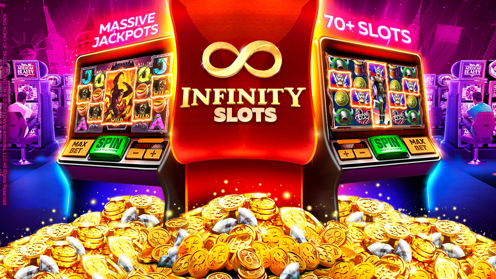 Infinity Offline Slot Machines - Free Spins & Coins